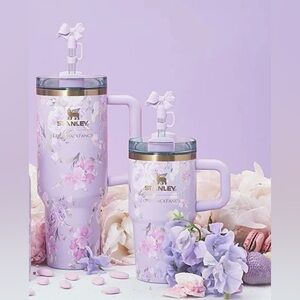 SET of Stanley X LoveShackfancy Quencher | 40oz & 20oz - Happy Thoughts.